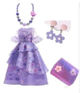 Girls Dress up for Isabela Halloween Cosplay Dress Costume for Encanto Princess - Picture 1 of 4
