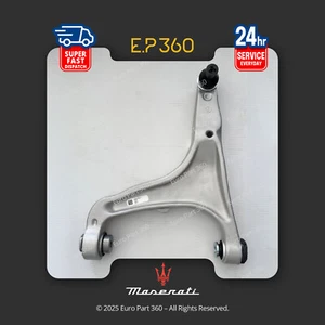 MASERATI LEVANTE FRONT LOWER SUSPENSION CONTROL ARM LEFT SIDE 670213730 - Picture 1 of 3