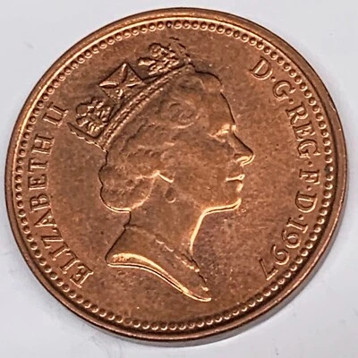 # C3022    GREAT BRITAIN     COIN,     ONE PENNY     1997 - Image 1 of 2
