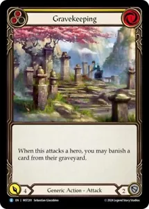 Foglio Giallo Gravekeeping - MST201 NM - Carne e Sangue FaB - Foto 1 di 1