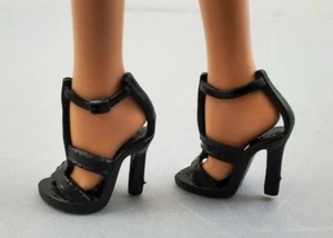 New Barbie Basics Little Black Dress Open Toe High Heels Model Muse Shoes - Picture 1 of 4
