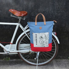 Tourbon Bike Pannier Saddle Bag Bicycle Backpack Tote School Bag Commute Satchel