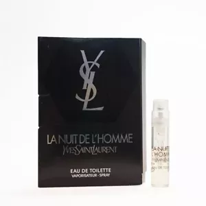 YSL La Nuit De L'Homme EDT 1.2ml Mini Spray Perfume Woody Spicy Fragrance New - Picture 1 of 4