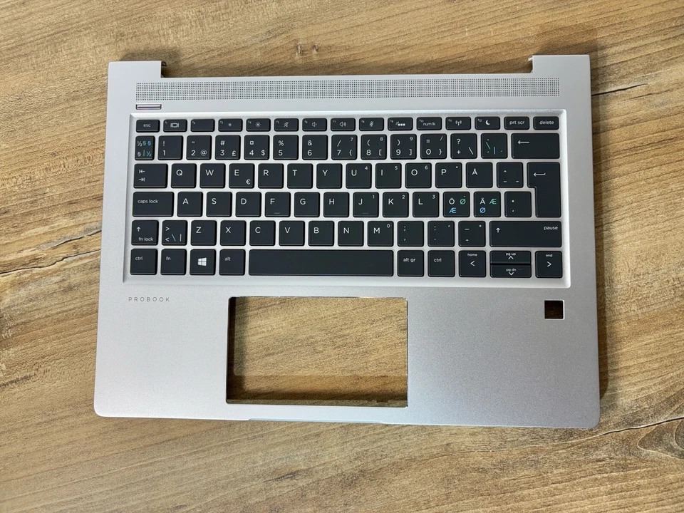NEW!Palmrest HP ProBook 430 G6/G7 Top Cover Silver Nordic Keyboard / L44547-DH1 - Bild 1 von 4