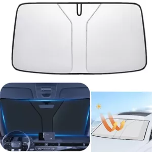 Car Windshield Sun Shade Foldable Front Window Cover Visor Protector Sun Blocker - Picture 1 of 13