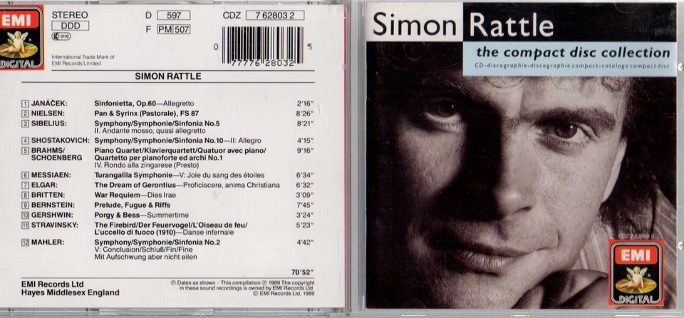 SIMON RATTLE - THE COMPACT DISC COLLECTION (CD) - Image 1 of 1