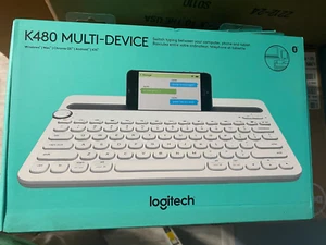 Logitech Bluetooth Multi-Device Keyboard K480-Read Note - Picture 1 of 4
