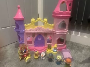 Rare Fisher Price Little People Disney Princess Castle Play Set With 8 X Figures - Picture 1 of 18