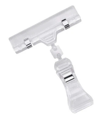 Acrylic Sign Clip Sign Sign Holder Clamp Pinch Swivel Pack of 10 - Image 1 of 2