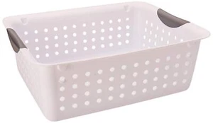 Sterilite Medium Basket 2-pack Storage Bin Closet Cabinet Shelf Pantry Organizer - Picture 1 of 1