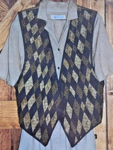 Neu Vintage Woven Treasures Steppweste Schnell Nähen Schnittmuster 6-22 XS-XL - Bild 1 von 3
