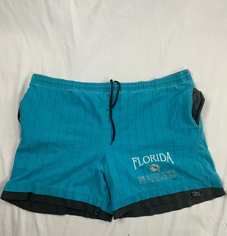 Vintage Florida Marlins MLB BASEBALL  Shorts  Mens xL Cover