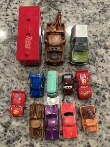 Disney Pixar Cars Lot Of 12 Diecast 1:55 McQueen Mater - Picture 1 of 5