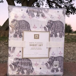  Pottery Barn PB Teen XL Twin Sheet Set ANYA 100% Cotton New