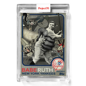 Topps Project70® Card 736 - 1973 Babe Ruth by Greg 'CRAOLA' Simkins Project 70