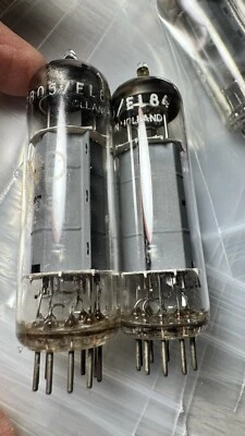 Nuevo de Lote Antiguo Amperex 6BQ5 EL84 Par Emparejado Heerlan Holland Pantalla Para Hammond Foto 1 de 4