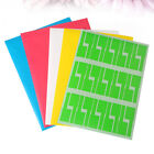 15 Pcs Printer Labels Stickers Identification Cable Markers Tags Multicolor