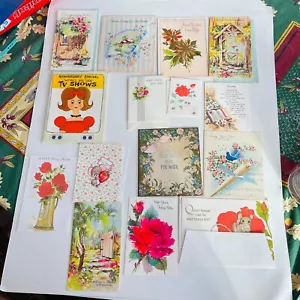 15 Tarjetas De Colección Get Well San Valentín Aniversario de Pascua Solo Porque Nunca Usadas - Imagen 1 de 18