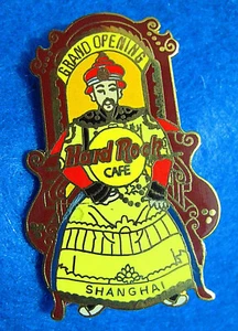 PIN RARO SHANGHAI GRAN APERTURA EMPERADOR CHINO EN EL TRONO Hard Rock Café - Imagen 1 de 1