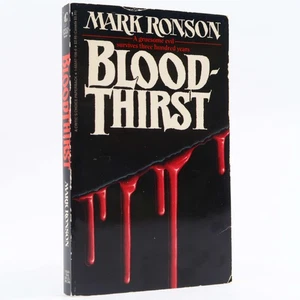 Bloodthirst by Mark Ronson (Critics Choice, 1986) Vintage Horror PB - Picture 1 of 5