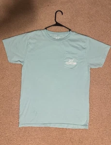 Camiseta gráfica Fieldstone con estampado de perro azul aguamarina con bolsillo para hombre mediana - Imagen 1 de 7