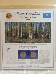 PCS Statehood Quarters & Stamp Collection - South Carolina (MG4) - Picture 1 of 3