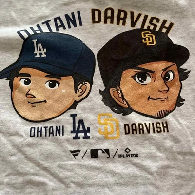 Camiseta Shohei Ohtani Darvish Collab S Edición Limitada Camiseta de Aficionado al Béisbol Foto 1 de 3