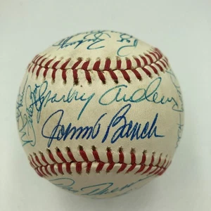 Beautiful 1977 Cincinnati Reds Team Signed NL Baseball Big Red Machine JSA - Picture 1 of 11