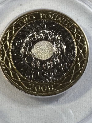 2000 Great Britain 2 Pounds Technology Graded MS 68 by ANACS - Image 1 of 4