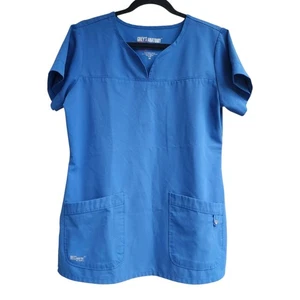 Grey’s Anatomy Signature by Barco Scrub Top royalblau V-Ausschnitt Taschen Gr. Medium - Bild 1 von 7