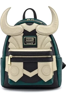 Marvel Loungefly Loki Cosplay Mini Backpack - Foto 1 di 5