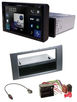 Pioneer DAB MP3 Bluetooth USB Autoradio für Ford Fiesta Focus 04-08 anthrazit - Bild 1 von 4