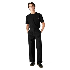 Pantalones de trabajo Dickies para hombre holgados doble rodilla negros 38x30 nuevos con etiquetas envío gratuito - Imagen 1 de 10