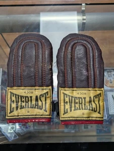 Vintage Everlast 4308 Leder gewichtete Speed Bag Trainingshandschuhe kostenloser Versand! - Bild 1 von 11