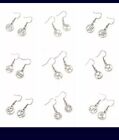 Stainless Steel Leo Zodiac Sign Hook Earrings Charm Measure 1Cm  1Pair