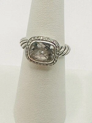 Anillo de cóctel Topacio y diamantes Noblesse (talla 6,5) a-09 Foto 1 de 4