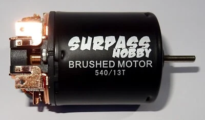 SURPASS HOBBY 13T BRUSHED MOTOR FOR RC CAR BOAT TANK TAMIYA KYOSHO UK SELLER - Image 1 of 4