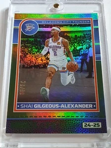 2024 Panini NBA Hoops Shai Gilgeous-Alexander #126 GREEN /99 Prizm - Rare - Picture 1 of 3