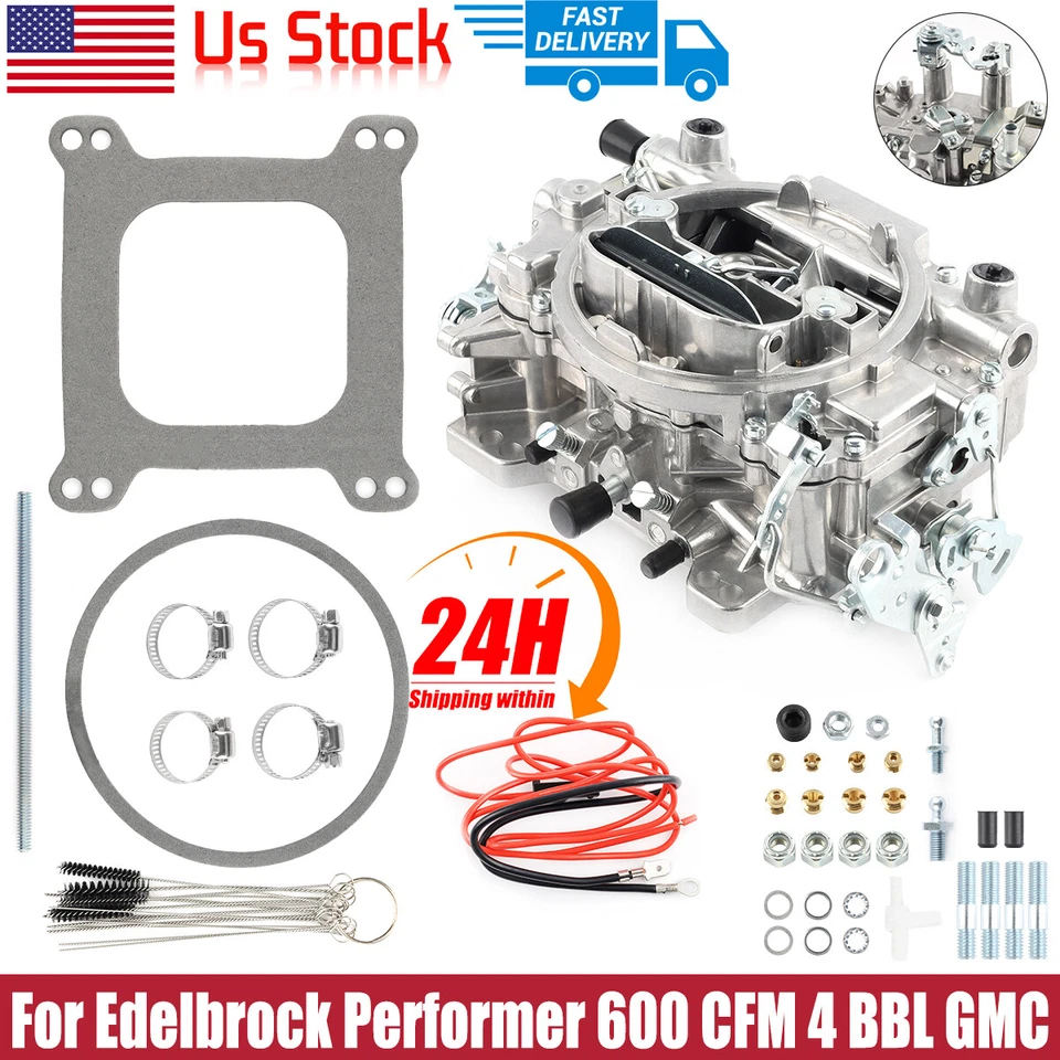 For Chevy Corvette Camaro Silverado 5.0/5.7L 350Cu V8 600 CFM Manual Choke 1405 - Image 1 of 4