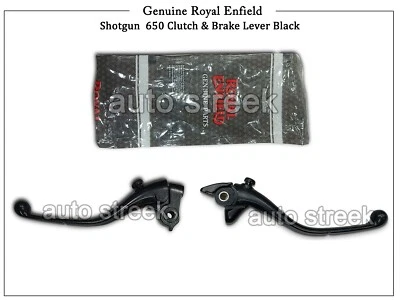 Leva Frizione E Freno Royal Enfield Shotgun 650, Nera - Immagine 1 di 4