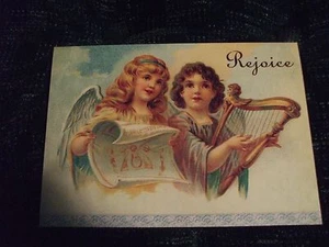 6 religous Christmas cards 6-1/2"x4-3/4" by Gem Stone - Picture 1 of 2