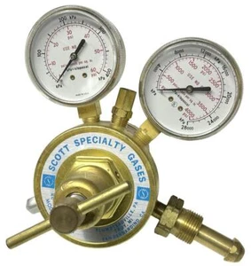 Scott Specialty Gases 11A Air Regulator 2 Gauges 0-60psi 0-4000psi - Picture 1 of 3