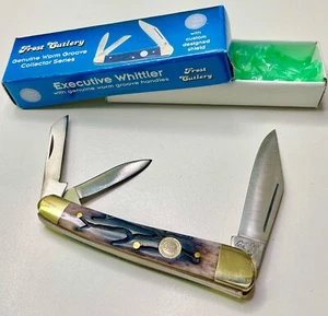 FROST CUTLERY  4" Long   EXECUTIVE WHITTLER   w/BONE Handles  --  ((NEW in BOX)) - Picture 1 of 19
