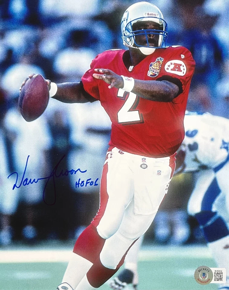 Warren Moon Signed Autograph 8x10 Beckett Authen Seattle Seahawks - Image 1 of 1