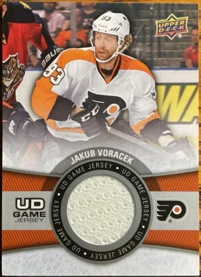 2015-16 Upper Deck UD Game Jersey Jakub Voracek #GJ-JV Philadelphia Flyers - Image 1 of 2