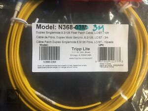 Tripp Lite 3M Duplex Singlemode 8.3/125 F Optic Patch Cable LC/ST 10  10ft 3 M