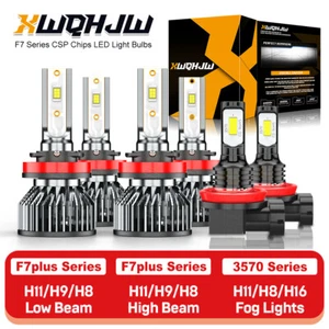 For Nissan Altima 2007-2018 Combo LED Headlight High Low + Fog lights bulbs Kits - Picture 1 of 8
