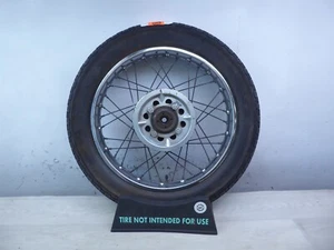 1972 Honda CL350 Scrambler H20748) chrome rear wheel rim with sprocket 18in - Picture 1 of 15