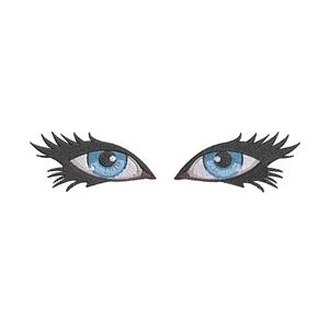 Parche Hamsa Bordado Hierro Azul, Globo Ojo, Mal de Ojo Azul, Aplique Decorativo - Imagen 1 de 21