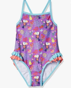 Kiko & Max Girl's One Piece Swimsuit Bathing Suit Sz 4T - Picture 1 of 2